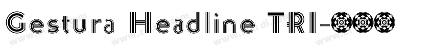 Gestura Headline TRI字体转换